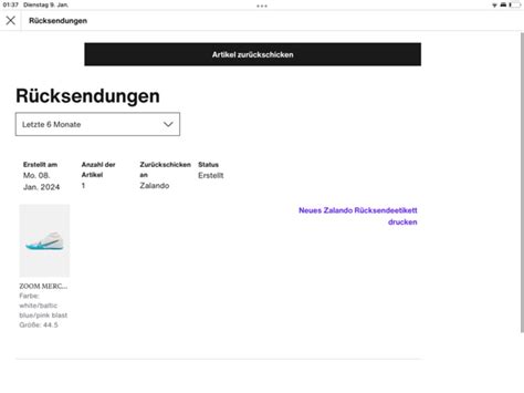 zalando rücksendung anmelden.